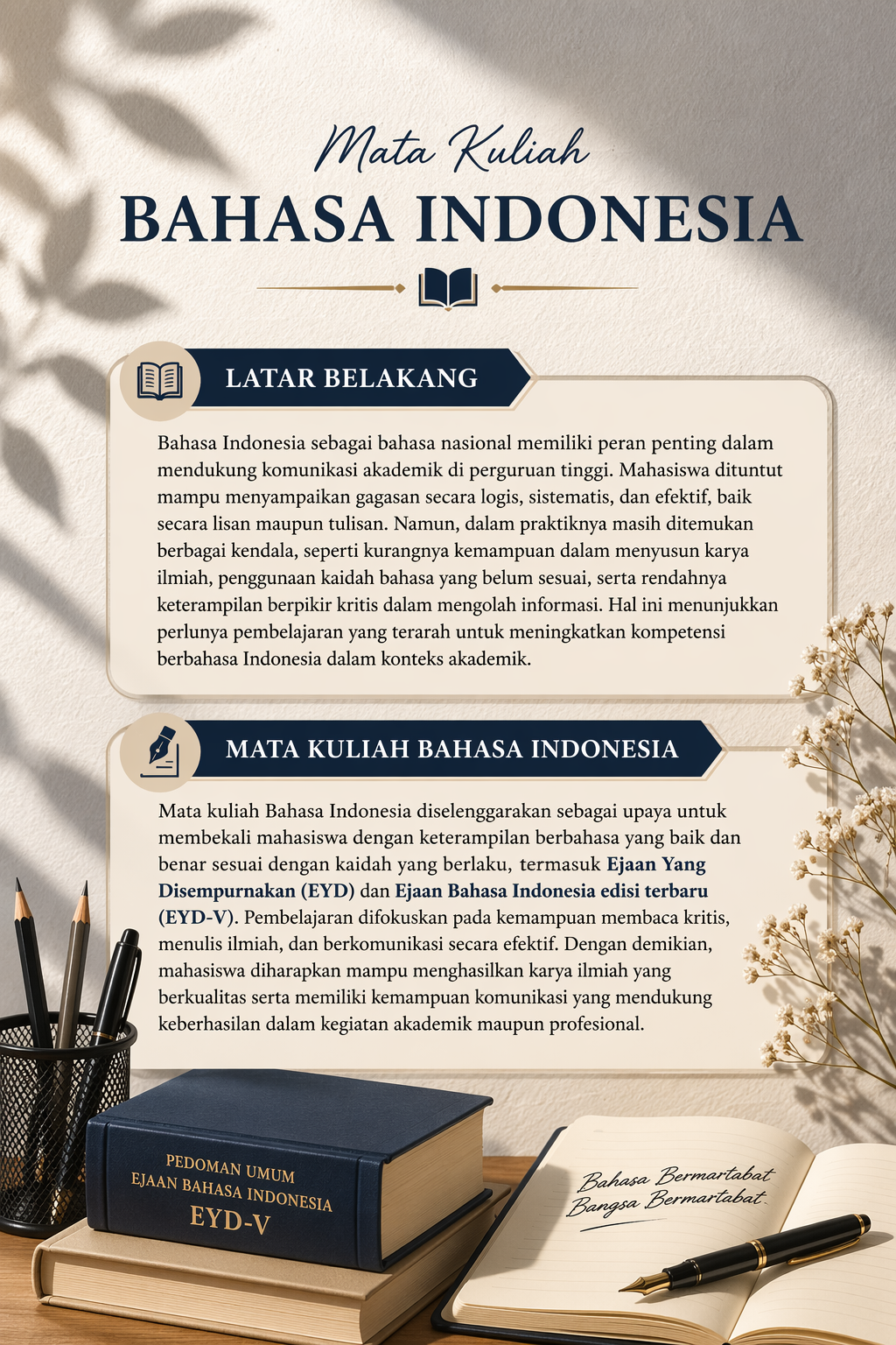 BAHASA INDONESIA KELAS D